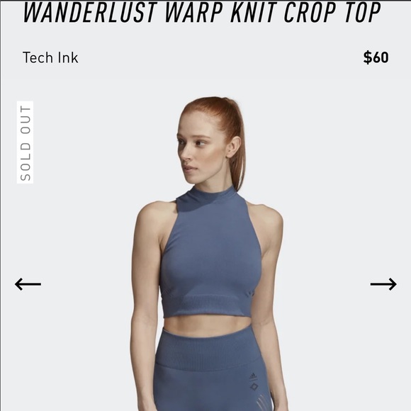 adidas Tops Adidas Brand New Sold Out Wanderlust Crop Top